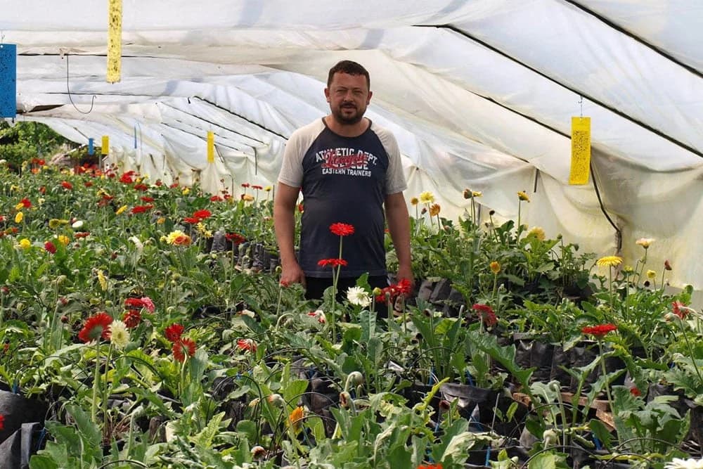 Povratkom iz Italije u Aleksandrovac Goran postao vodeći proizvođač rezanog cvijeća