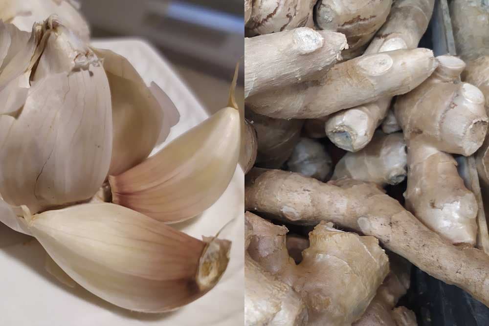 Bijeli luk i đumbir