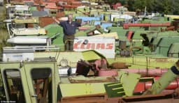 Poljoprivrednik koji posjeduje čak 350 kombajna