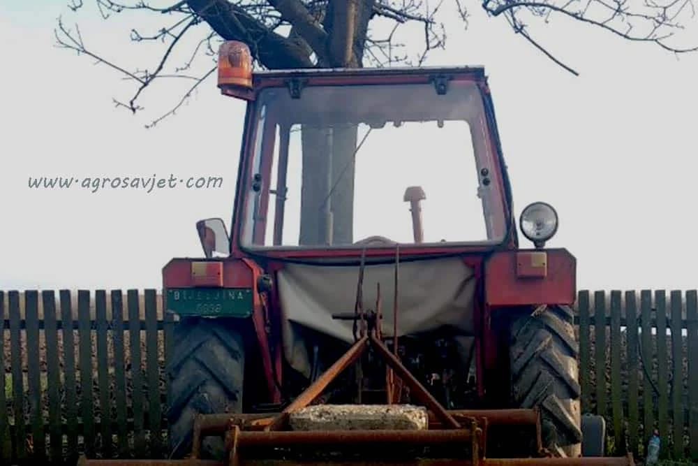 traktor, svjetlo, rotacija